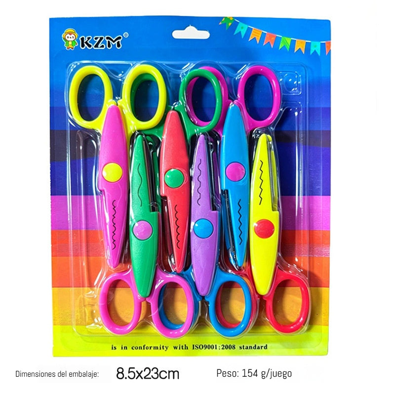 🥰【6-dielna sada】Len za 20 eur✂️🌈Detské bezpečnostné nožnice (na kutilské projekty)