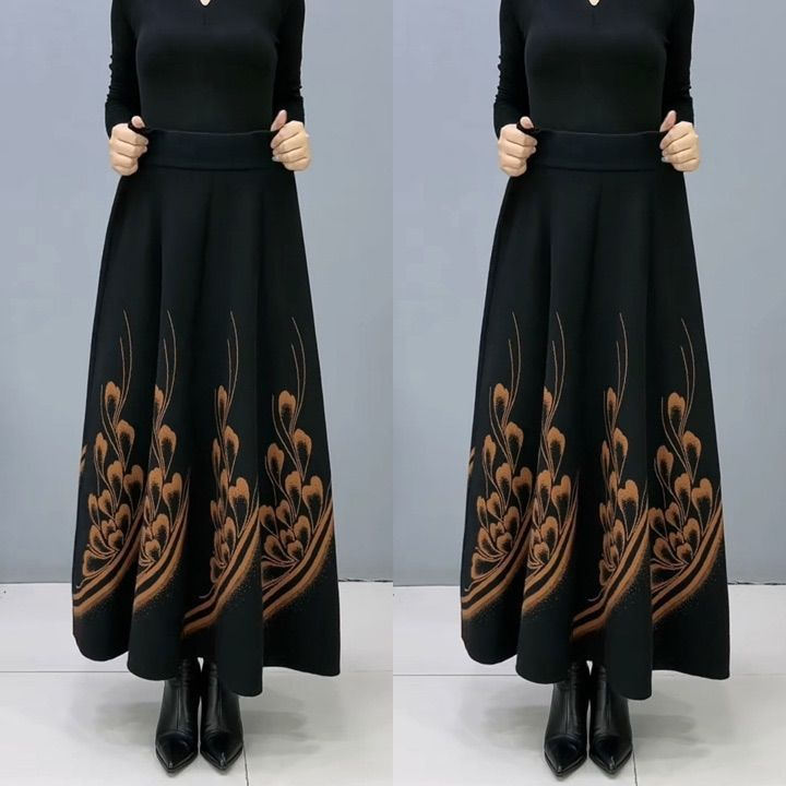 👗🎀【S-3XL】Sukňa z hrubej vlny na jeseň a zimu, štýlová a všestranná