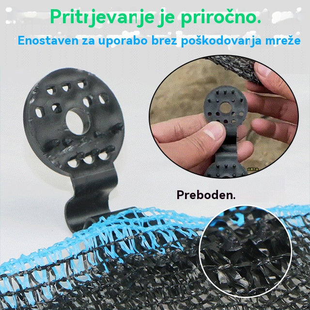 【Kupite 25, dobite 25 brezplačno】Nosilec za pritrditev mreže za nadstrešek