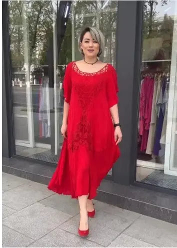 🔥【Kúp 1 a 1 dostaneš zadarmo】❤️【S-5XL】nové šaty, plus size, pohodlné a voľné🔥Vynikajúca kvalita👌Perfektne sedia všetkým typom postavy👌
