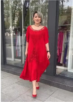 🔥【Kúp 1 a 1 dostaneš zadarmo】❤️【S-5XL】nové šaty, plus size, pohodlné a voľné🔥Vynikajúca kvalita👌Perfektne sedia všetkým typom postavy👌