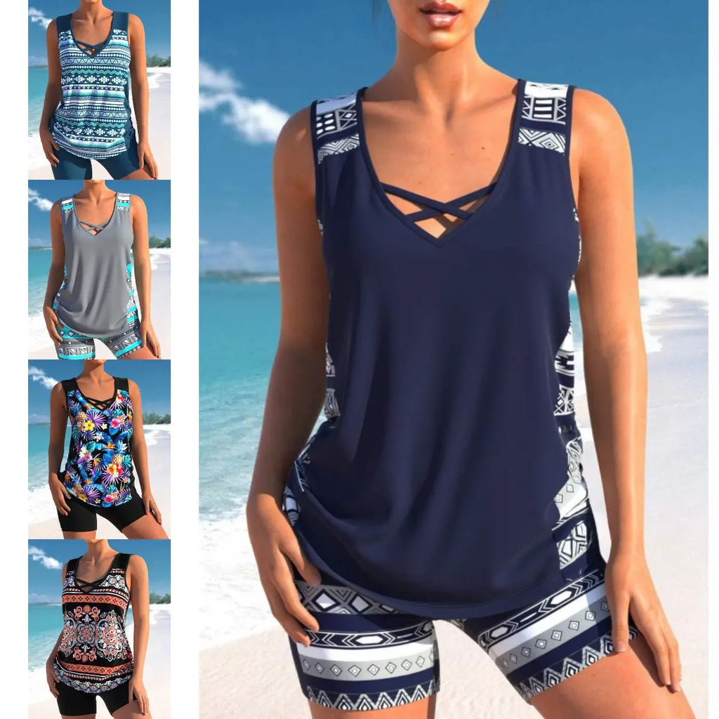 👙【S-5XL】Dvodelne športne kopalke za ženske