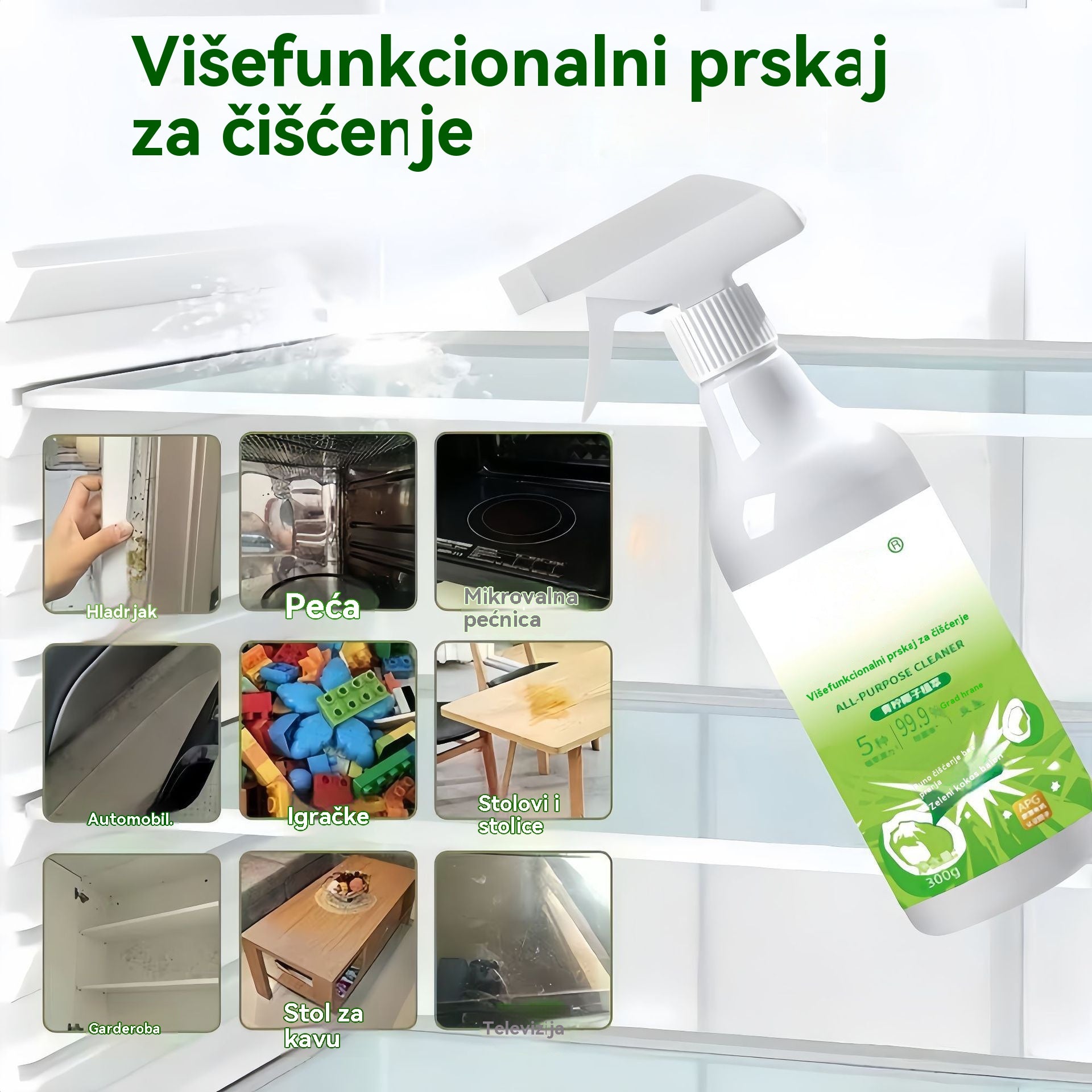 🧼【Kupite 1, dobijte 1 gratis】✨Višenamjenski sprej za čišćenje za kućnu upotrebu