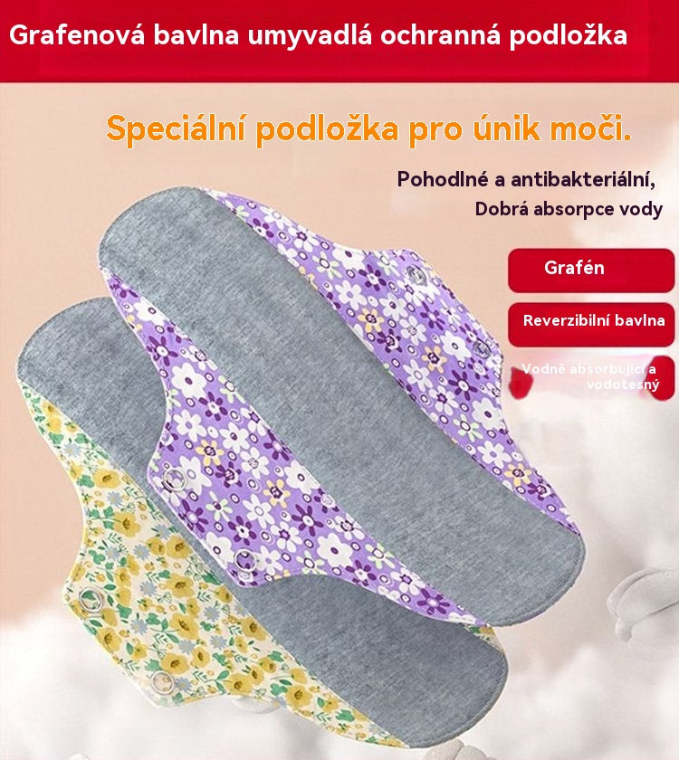 🔥🌈Umyvateľné antibakteriálne grafénové intímky zabraňujúce bočnému pretečeniu
