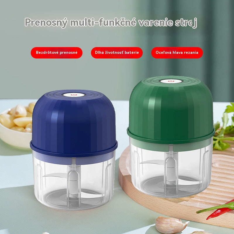 💥🧄 Elektrický sekač na cesnak, mini prenosný sekač na zeleninu