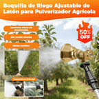 Boquilla de Riego Ajustable de Latón para Pulverizador Agrícola