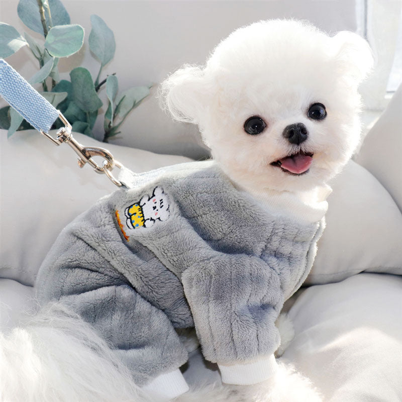 🌞🐶Nový teplý hrubý zimný bavlnený kabát pre domáce zvieratá