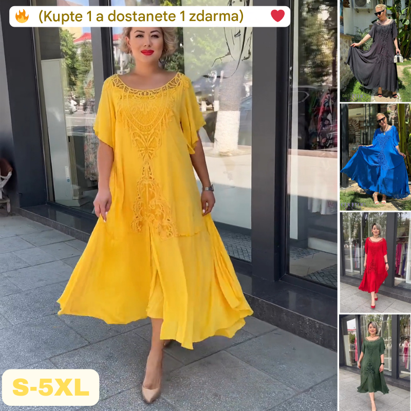 🔥【Kúp 1 a 1 dostaneš zadarmo】❤️【S-5XL】nové šaty, plus size, pohodlné a voľné🔥Vynikajúca kvalita👌Perfektne sedia všetkým typom postavy👌