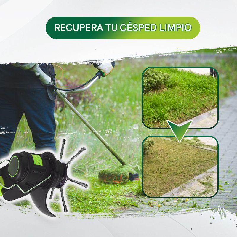 Cabezal de corte reemplazable para cortacésped/desbrozadora - cabezal de corte de acero para cortar césped