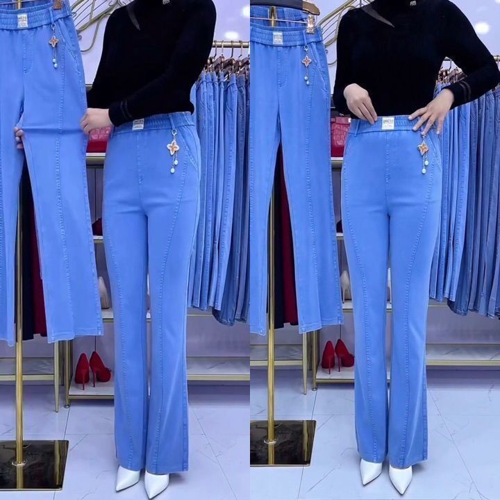 🏆👖【S-4XL】Dámske strečové džínsy s vysokým pásom