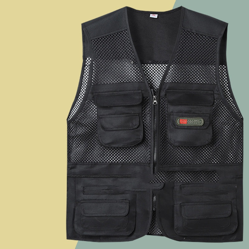 🔥Ležerni funkcionalni prsluk s više džepova【XL-4XL】