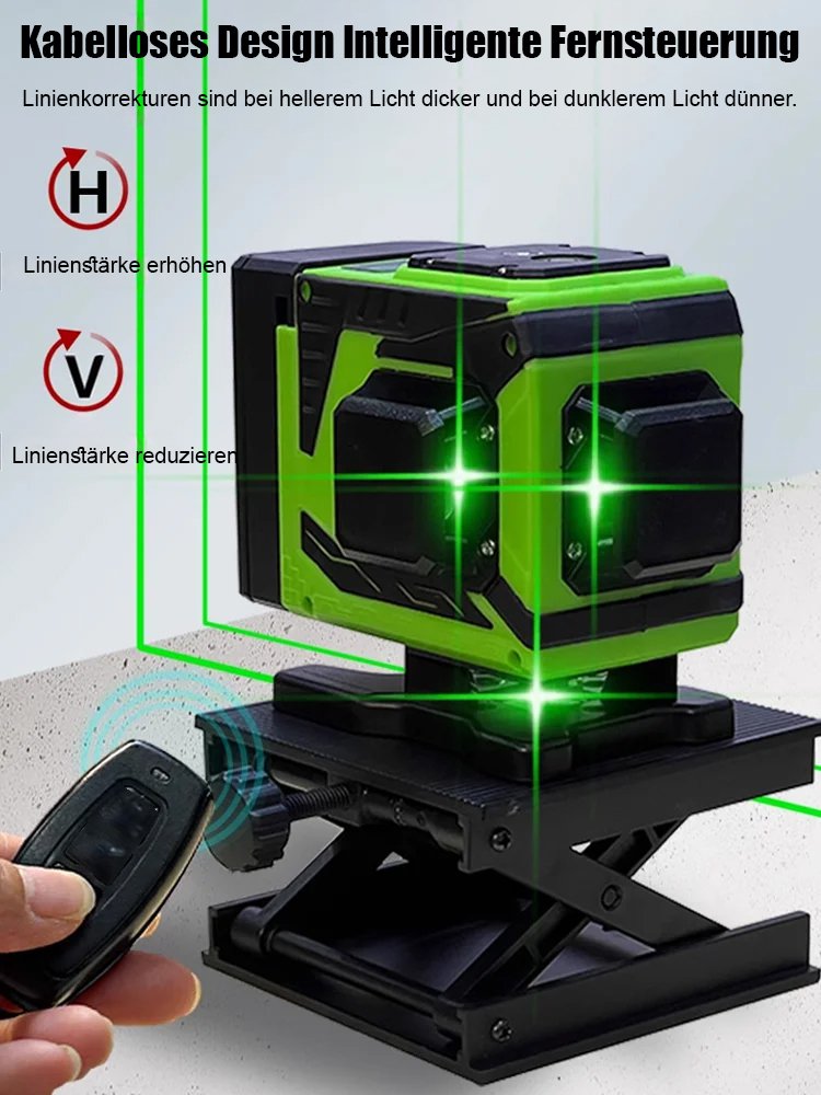 🧰Večnamenski laserski infrardeči stenski nivo