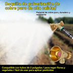 Boquilla de Riego Ajustable de Latón para Pulverizador Agrícola