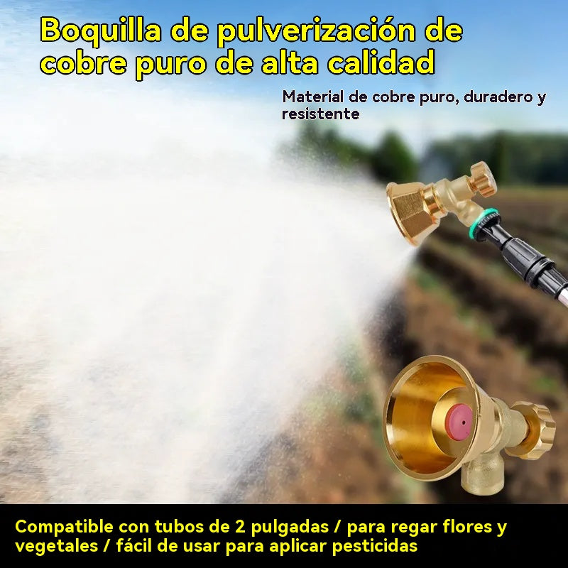Boquilla de Riego Ajustable de Latón para Pulverizador Agrícola