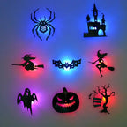 Halloweenské samolepky na stenu, ktoré svietia v tme