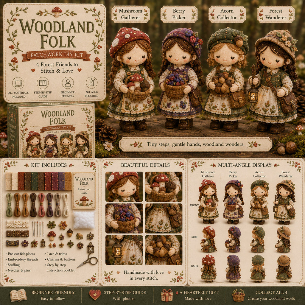 🎁Utolsó nap: Élvezd a 49% kedvezményt! 🧵 Miniatűr patchwork készlet a Miniature World sorozatból.