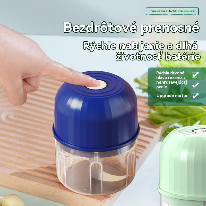 💥🧄 Elektrický sekač na cesnak, mini prenosný sekač na zeleninu