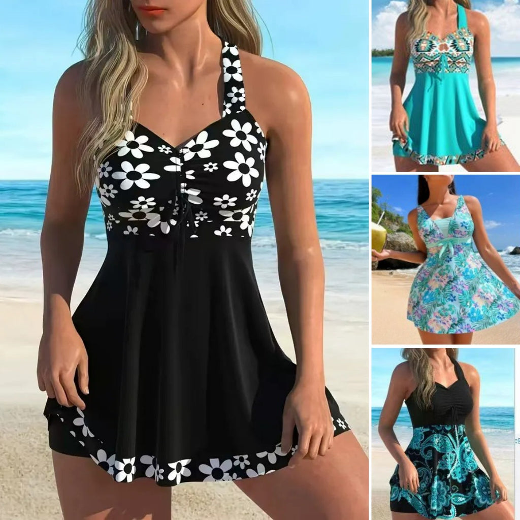 🏖️👙【Kupite 1, dobite 1】🌴【S-6XL】Elegantne kopalke s potiskom za večje velikosti