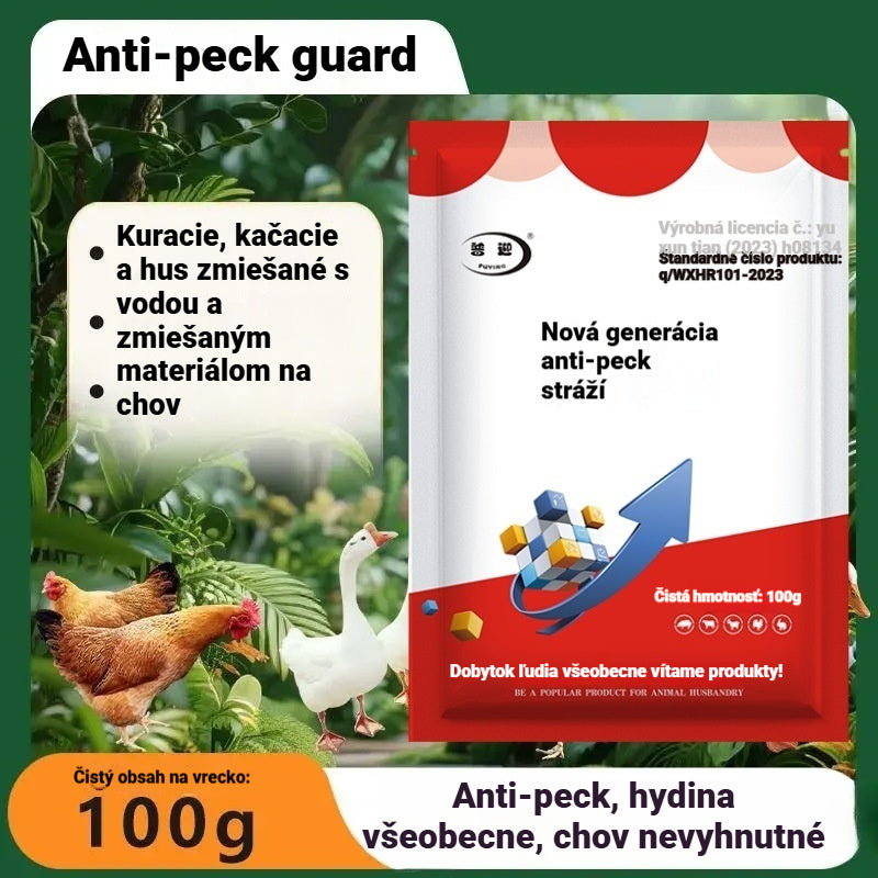 🐔【Kúpte 1, dostanete 1 zadarmo】🐓Veterinárny doplnok stopových prvkov proti klovaniu, vhodný pre sliepky, kačice, husi a tie, 🐣ktoré klujú pri vetracom otvore, perie alebo vajciach.
