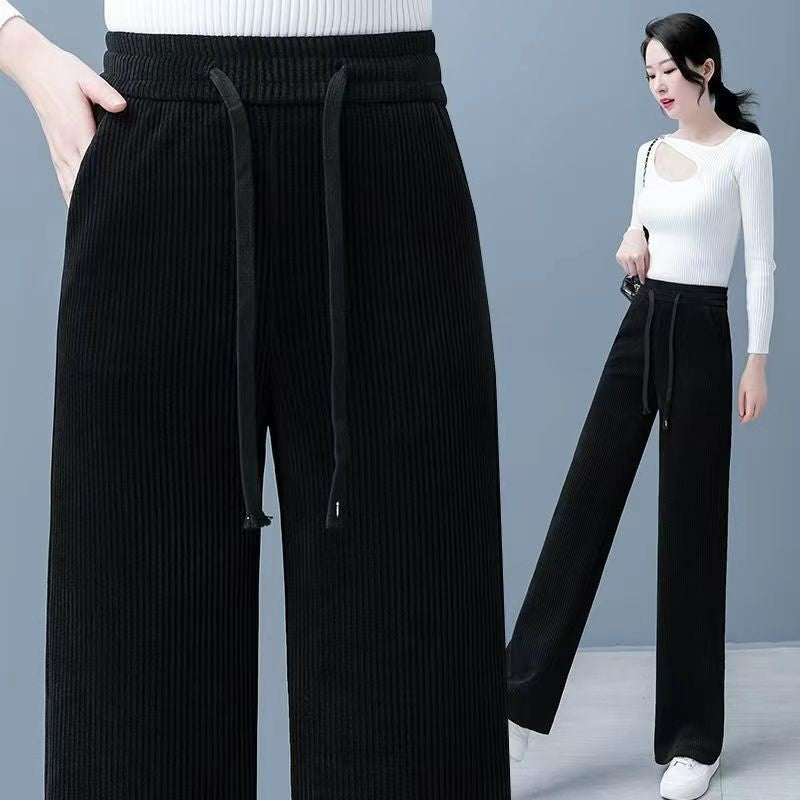 🔥【M-3XL】【40-110KG】👖Nové dámske elastické voľné nohavice