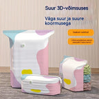 🧳【5-osaline komplekt】💨 Suur, kokkusurutav vaakumkott: pumpa pole vaja, lekkekindel ja ideaalne ruumi kokkuhoiuks kohvrites ja kodus ✈️