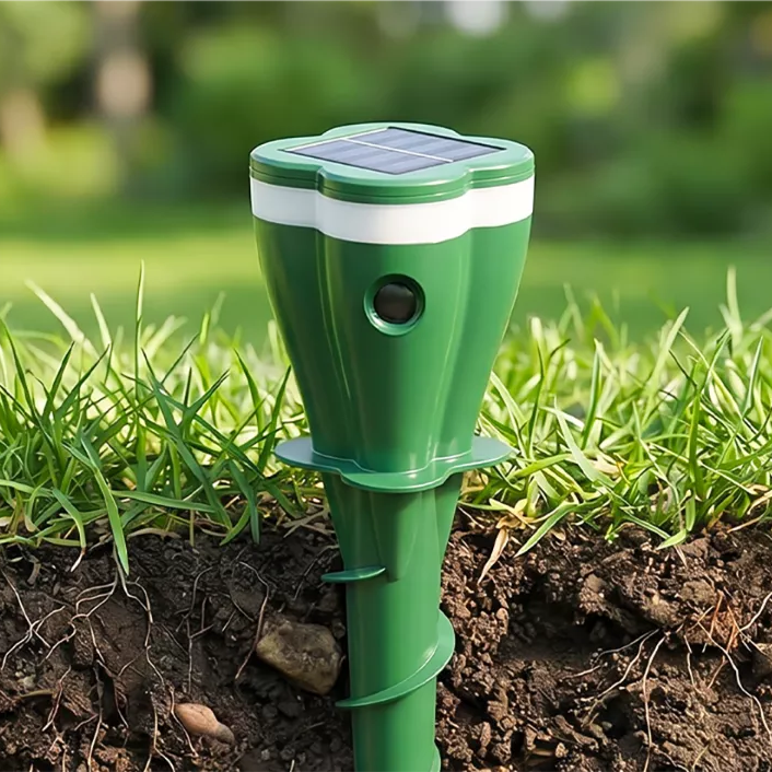 🔥Menő áron! 50% kedvezmény! ☘️Napenergiás ultrahangos vakondhajtogató padlórúd