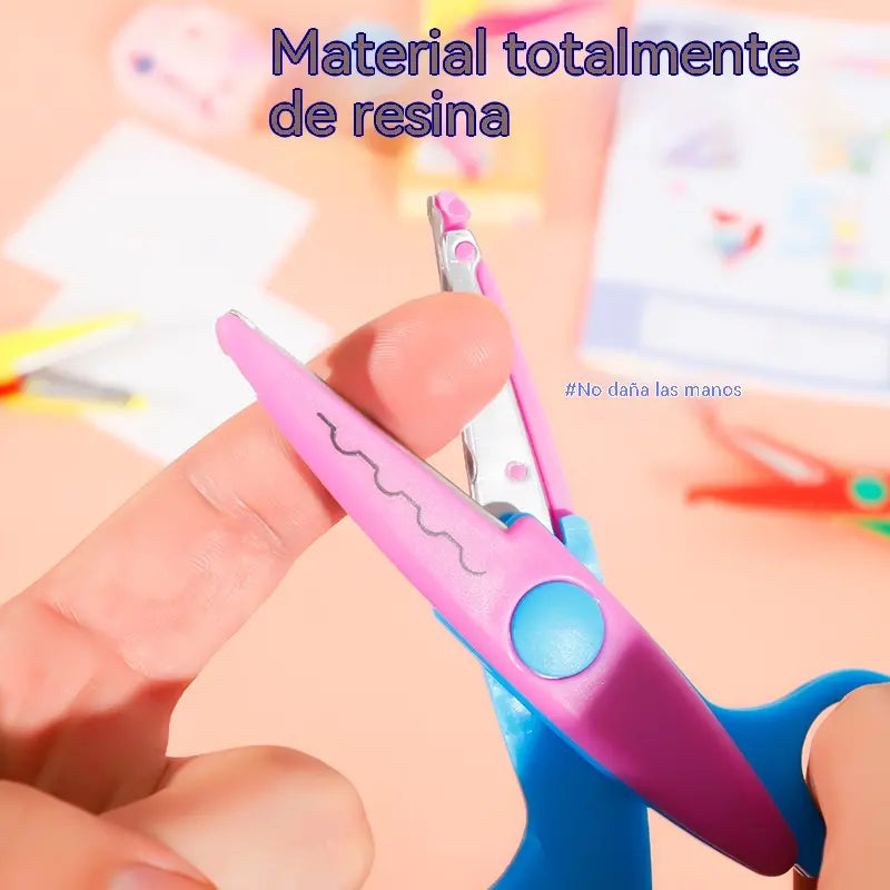🥰【6-dielna sada】Len za 20 eur✂️🌈Detské bezpečnostné nožnice (na kutilské projekty)