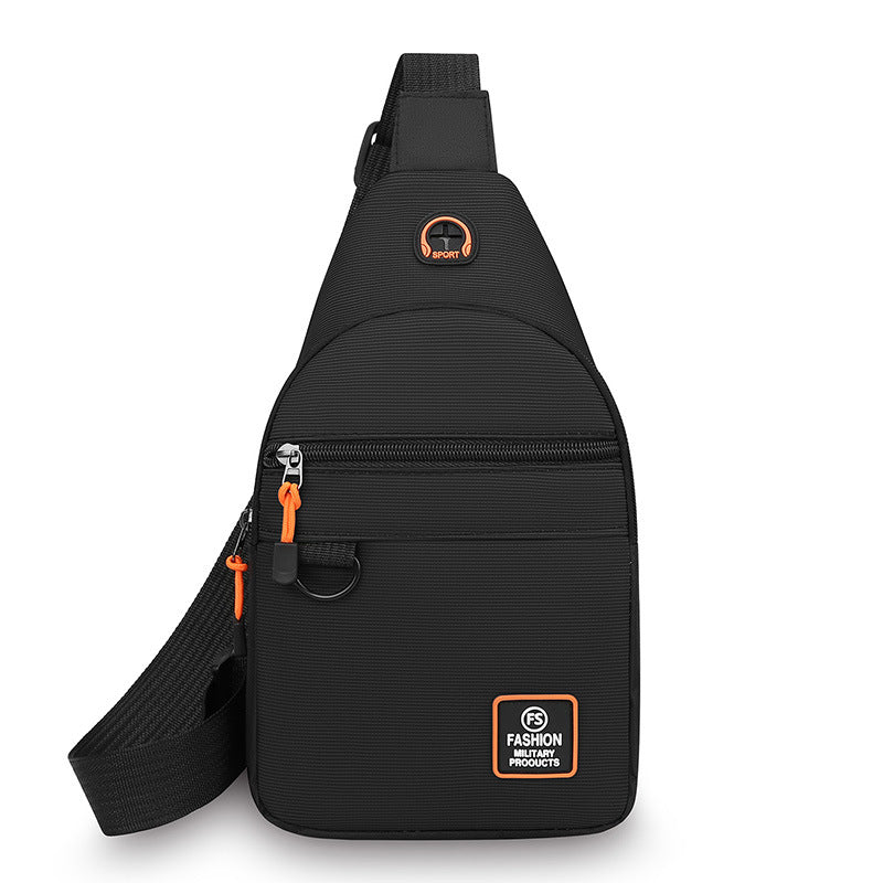 【Compra 1, llévate 1 gratis】🎒 ✨ Bolso bandolera impermeable con múltiples bolsillos: almacenamiento organizado, correa ajustable, conector para auriculares