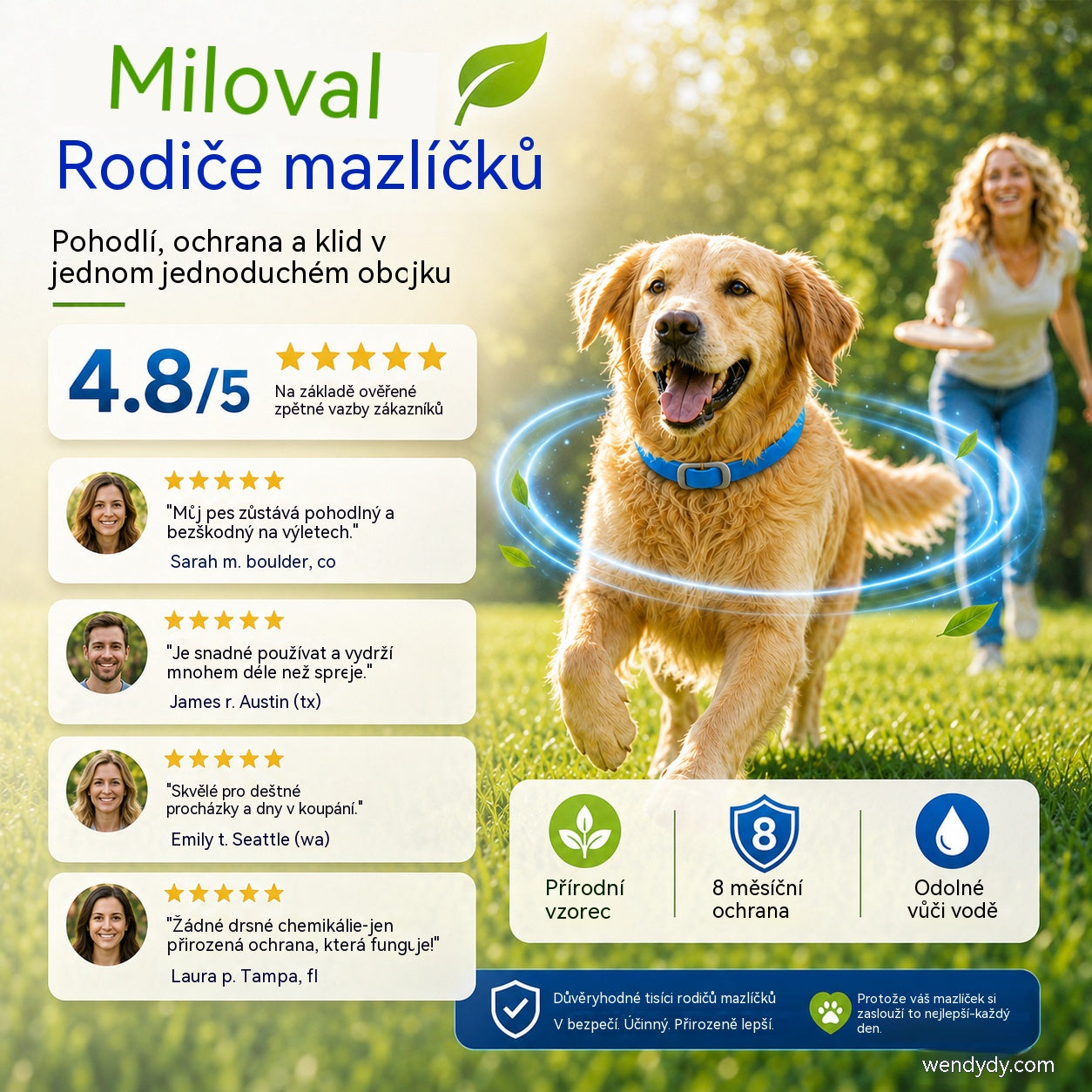 【Kupite 1, dobijte 1 gratis】🐾 Ogrlica protiv štetočina s prirodnim eteričnim uljima 🦟Sigurna zaštita od buha i krpelja za pse i mačke 💚