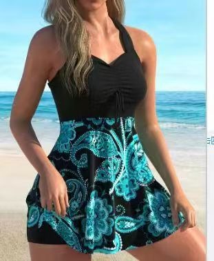 【S-6XL】Stílusos plus size mintás fürdőruha