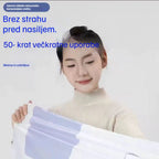 【5-delni komplet】Velika, stisljiva vakuumska vrečka za shranjevanje: črpalka ni potrebna, neprepustna in idealna za prihranek prostora v kovčkih in doma