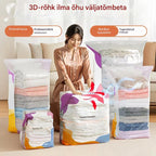 🧳【5-osaline komplekt】💨 Suur, kokkusurutav vaakumkott: pumpa pole vaja, lekkekindel ja ideaalne ruumi kokkuhoiuks kohvrites ja kodus ✈️