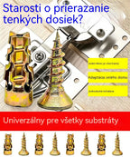 【🔥100 sád v predaji】🧰⚒️ Oprava nábytku, krátke rozpínacie skrutky, oprava a montáž pántov z kameňa/dlaždíc/skrinky.