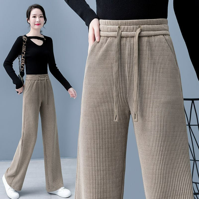 🔥【M-3XL】【40-110KG】👖Nové dámske elastické voľné nohavice