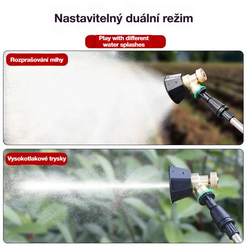 Mosazná zemědělská stříkací tryska s nastavitelnou hlavicí