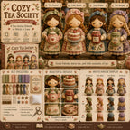 🎁Utolsó nap: Élvezd a 49% kedvezményt! 🧵 Miniatűr patchwork készlet a Miniature World sorozatból.