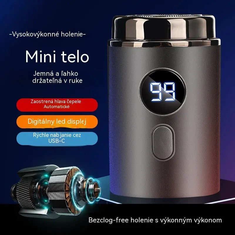 🔥Špeciálna ponuka🔥 Elektrický holiaci strojček pre mužov s digitálnym displejom a výkonným motorom