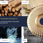 ⚙️🧰【3-osaline komplekt】Mitmeotstarbelised lihvkettad, sobivad puidutöötlemise nurklihvijatele
