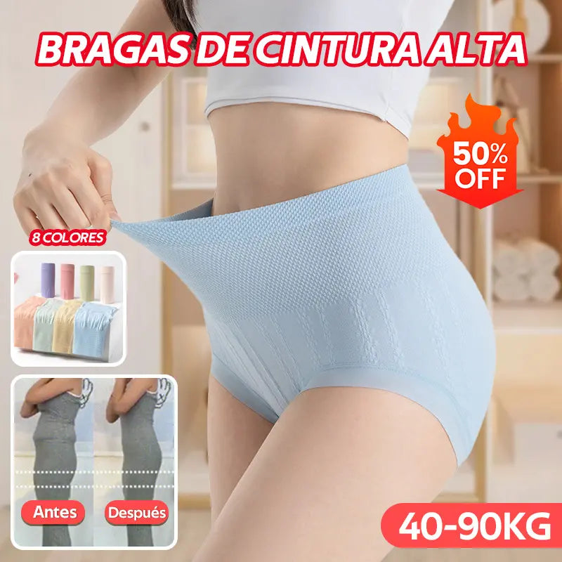 🔥【40-90KG】🔥Posledný deň - 50% z ceny -  Antibakteriálne nohavičky s vysokým pásom na kontrolu bruška